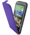 Mobiparts Premium Flip Case voor HTC One (M8) - Purple