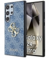 Guess 4G Metal Logo Back Case - Galaxy S24 Ultra (S928) - Blauw