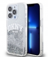 DKNY Liquid Glitter Arch Back Case - iPhone 15 Pro (6.1") - Wit