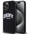 DKNY Silicone Arch Logo Back Case iPhone 15 Pro Max (6.7") Zwart