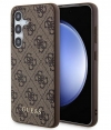 Guess 4G Back Cover voor Samsung Galaxy A35 (A356) - Bruin