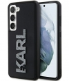 Karl Lagerfeld 3D Glitter Back Case - Samsung Galaxy S24 - Zwart