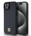 DKNY Repeat Stack Logo Back Case - iPhone 15 Plus (6.7") - Zwart