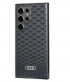 Audi IML Pattern Back Case Samsung Galaxy S24 Ultra (S928) Zwart
