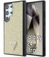 Guess Rhinestones Back Case - Samsung Galaxy S24 Ultra - Goud
