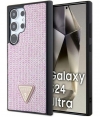 Guess Rhinestones Back Case - Samsung Galaxy S24 Ultra - Roze