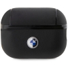 BMW Signature Leather Case - Apple Airpods Pro (1e Gen) - Zwart