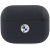 BMW Signature Leather Case - Apple Airpods Pro (1e Gen) - Blauw