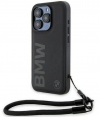 BMW Signature Wordmark Back Case - iPhone 15 Pro (6.1") - Zwart