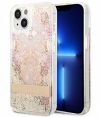Guess Paisley Liquid Glitter Case - iPhone 14 Plus (6.7") - Goud