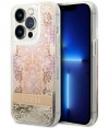 Guess Paisley Liquid Glitter Case - iPhone 14 Pro Max (6.7") Goud