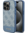Guess 4G Stripe Back Case voor Apple iPhone 15 Pro (6.1") - Blauw