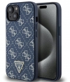 Guess 4G Triangle Logo Back Case - iPhone 15 Plus (6.7") - Blauw