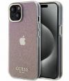 Guess Faceted Mirror Back Case - Apple iPhone 15 (6.1") - Roze