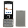 Originele Front + Battery Cover voor Nokia 6300 - Silver (Steel)