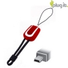 Plugit Mini-USB Laadkabel / Datakabel /  Data Cable Mini Rood