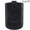 Bugatti SlimCase Leather / Luxe Pouch Unique Size L Carbon Black