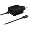 Samsung Fast Charge 45W Travel Adapter + USB Type-C naar C Zwart