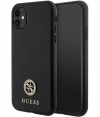 Guess Metal Logo Back Case - Apple iPhone 11 (6.1") - Zwart
