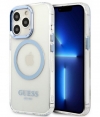 Guess Translucent Back Case - Apple iPhone 13 Pro (6.1") - Blauw