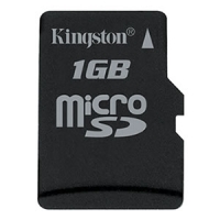 Kingston 1GB MicroSD / Transflash, Incl SD-Adapter - SDC/1GB