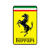 Ferrari Carbon Printed Stripe Back Case - iPhone 15 (6.1