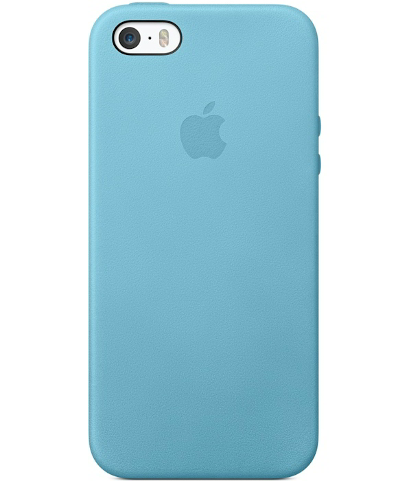 advies ruilen sensor DigitalsOnline - originele apple hard cover echt leer blauw voor apple  iphone 5/5s