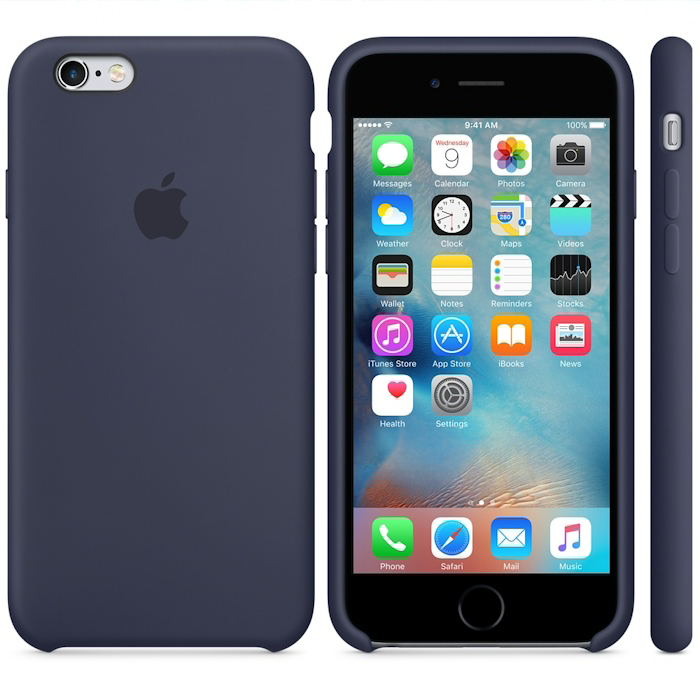 roekeloos dilemma Anemoon vis DigitalsOnline - originele apple siliconenhoesje voor iphone 6(s) - blauw